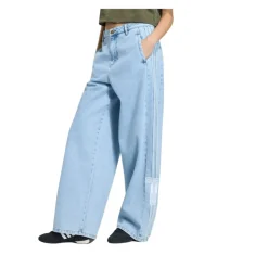 Adibreak Mid-Rise Wide-Leg Denim Pants