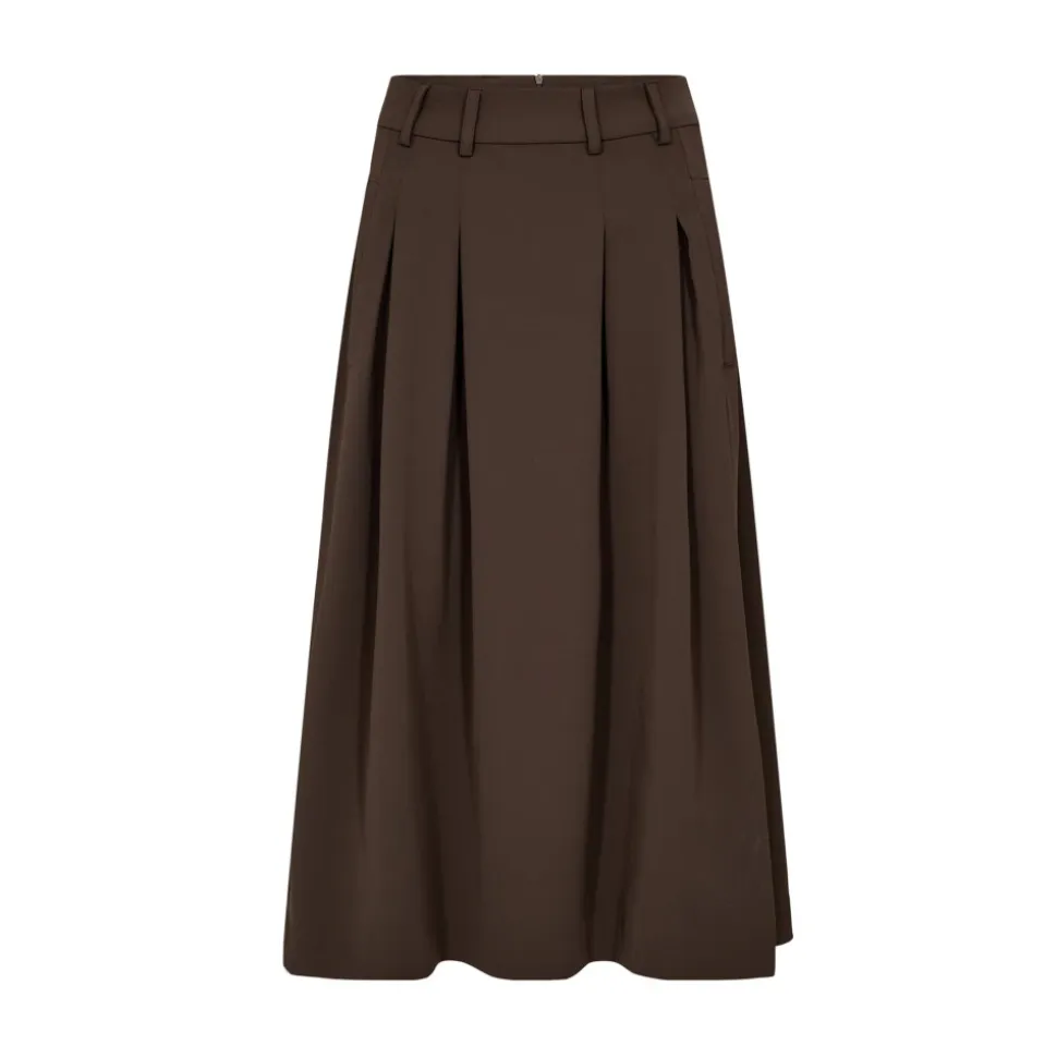 Anyacc Midi Pleat Skirt