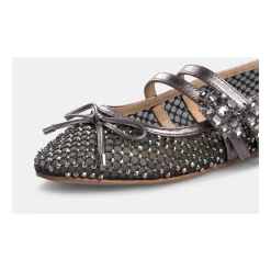Ballerine filet boucles strass