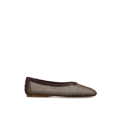 Ballerines avec Cristaux Scintillants