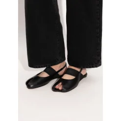 Ballerines en cuir