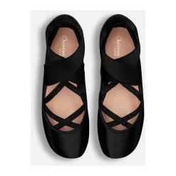 Ballerines Noires avec Bride Élastique