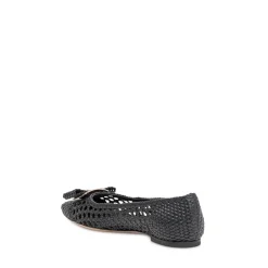 Ballerines Varina en cuir tressé
