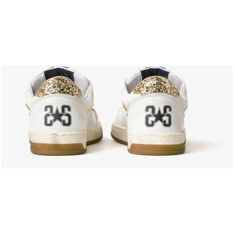 Baskets Basses en Cuir Souple