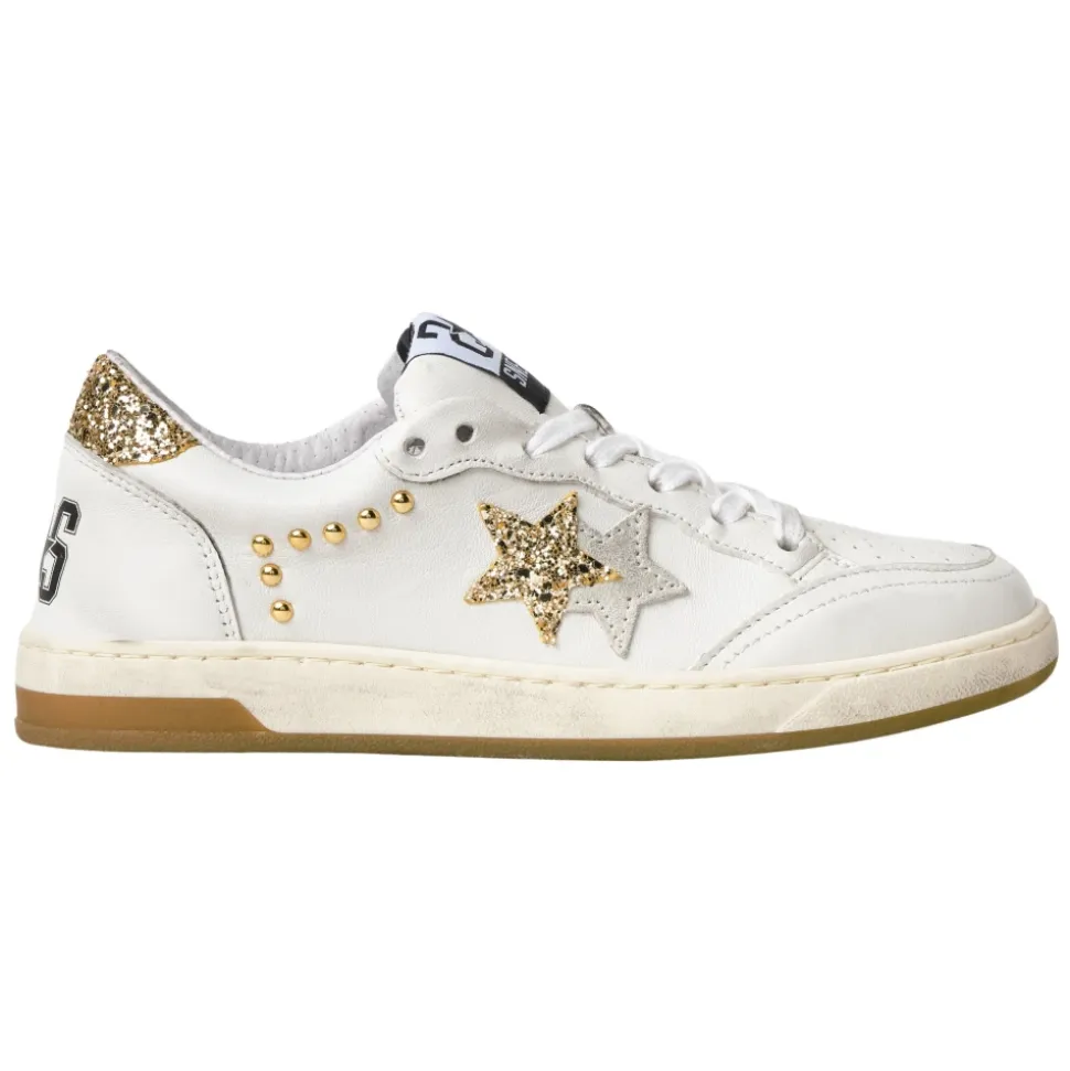 Baskets Basses en Cuir Souple