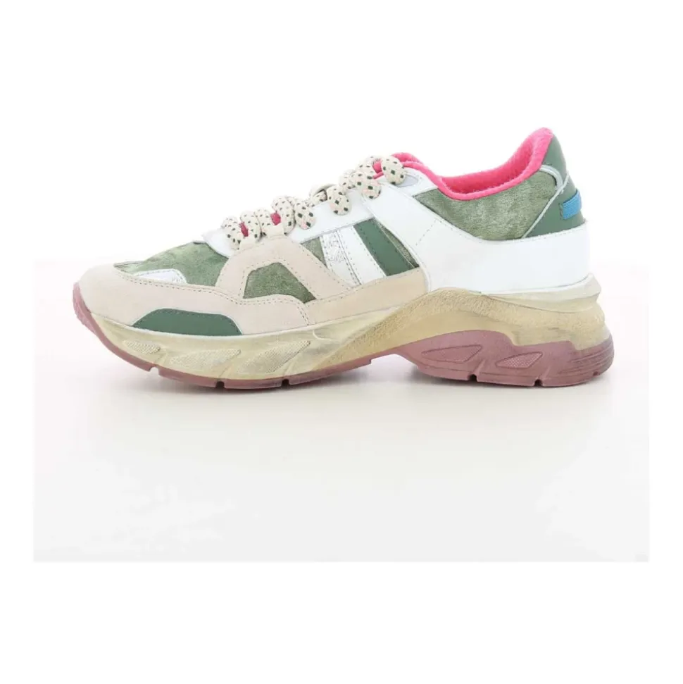 Baskets Femme Kaki