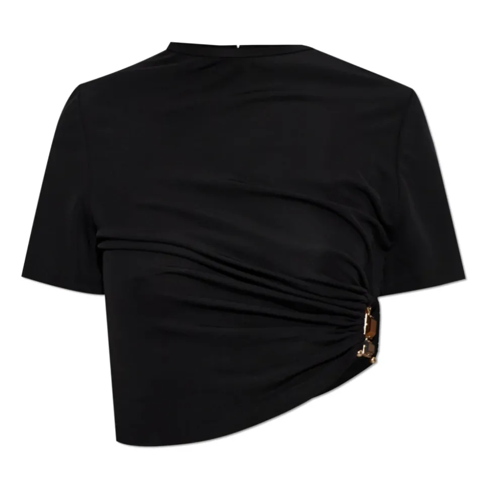 Bezel Quartz Ruched T-shirt