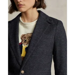 Blazer Chevron à Chevrons