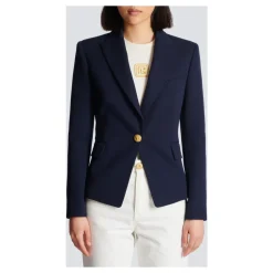 Blazer en laine à un bouton