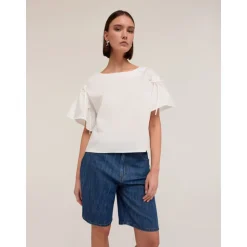 Blouse à Manches Coulissées