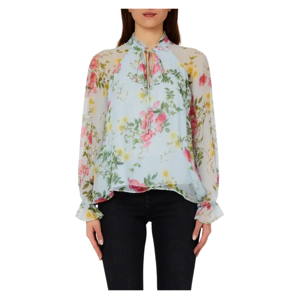 Blouse à Volants Florale