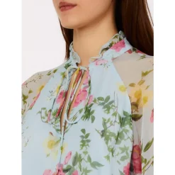 Blouse à Volants Florale