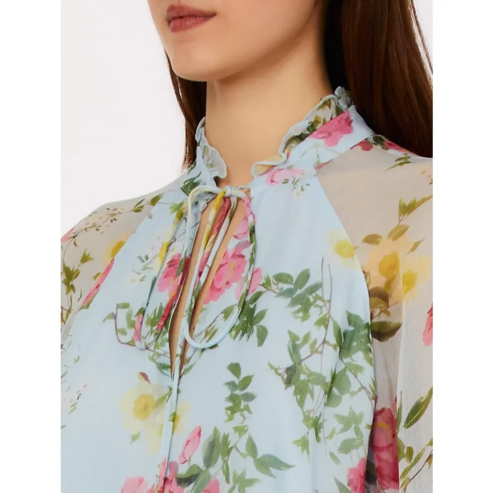 Blouse à Volants Florale