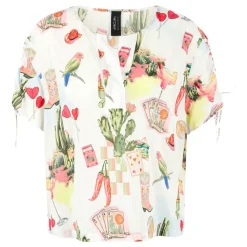 Blusenshirt mit Raffdetails