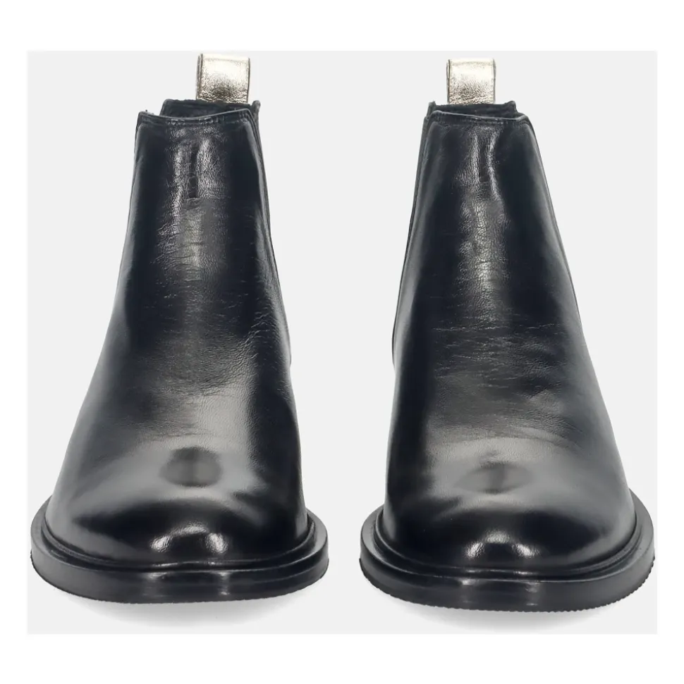 Bottes Chelsea en Cuir Noir