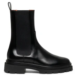 Bottes de combat en cuir élégantes
