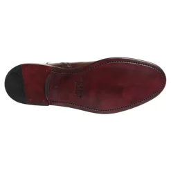 Bottes en Cuir Marron Chelsea Mid Calf