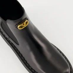 Bottines Beatle en cuir noir