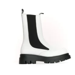 Bottines Chelsea Hautes à Plateforme Compensée