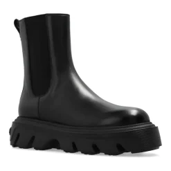 Bottines en cuir