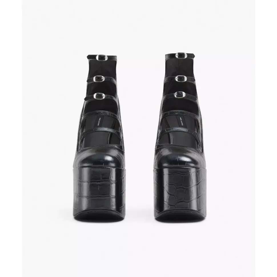 Bottines Kiki à Imprimé Croco