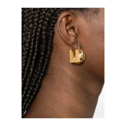 Boucles d'oreilles avec logo gravé