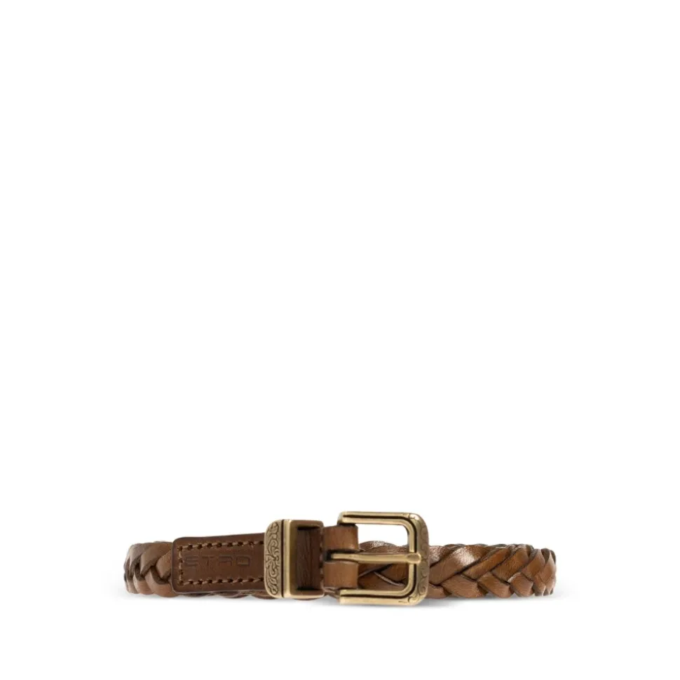 Braided Leather Belt