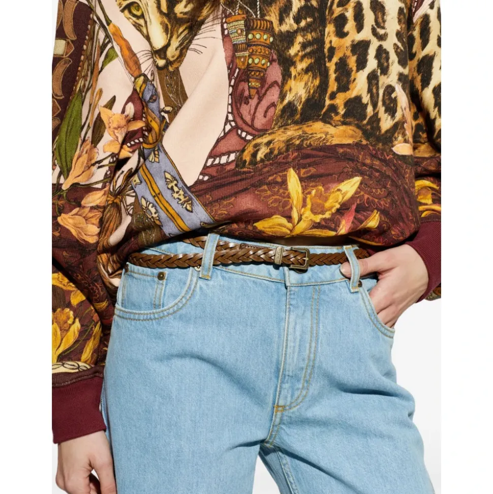 Braided Leather Belt