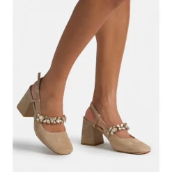 Bride de chaussure à talon détail strass