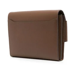 Buckle-Detail Leather Shoulder Bag