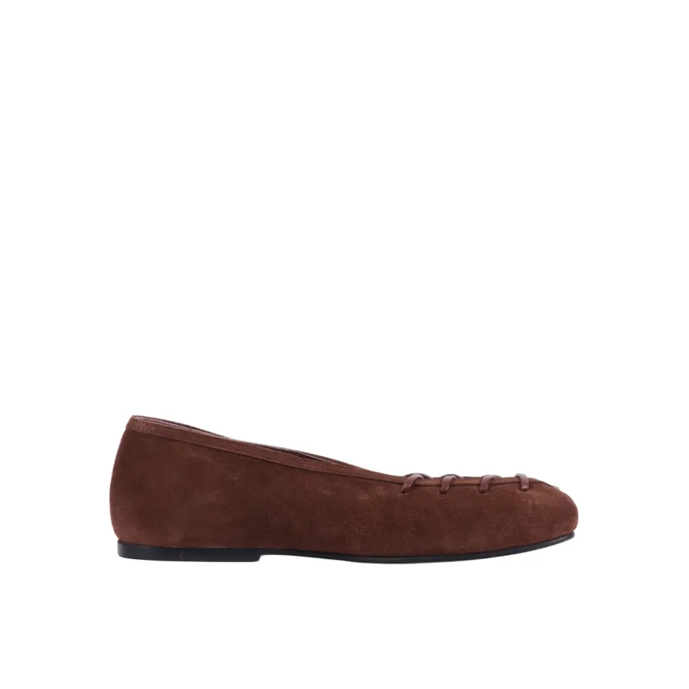 Bumi Ballerines en cuir suédé