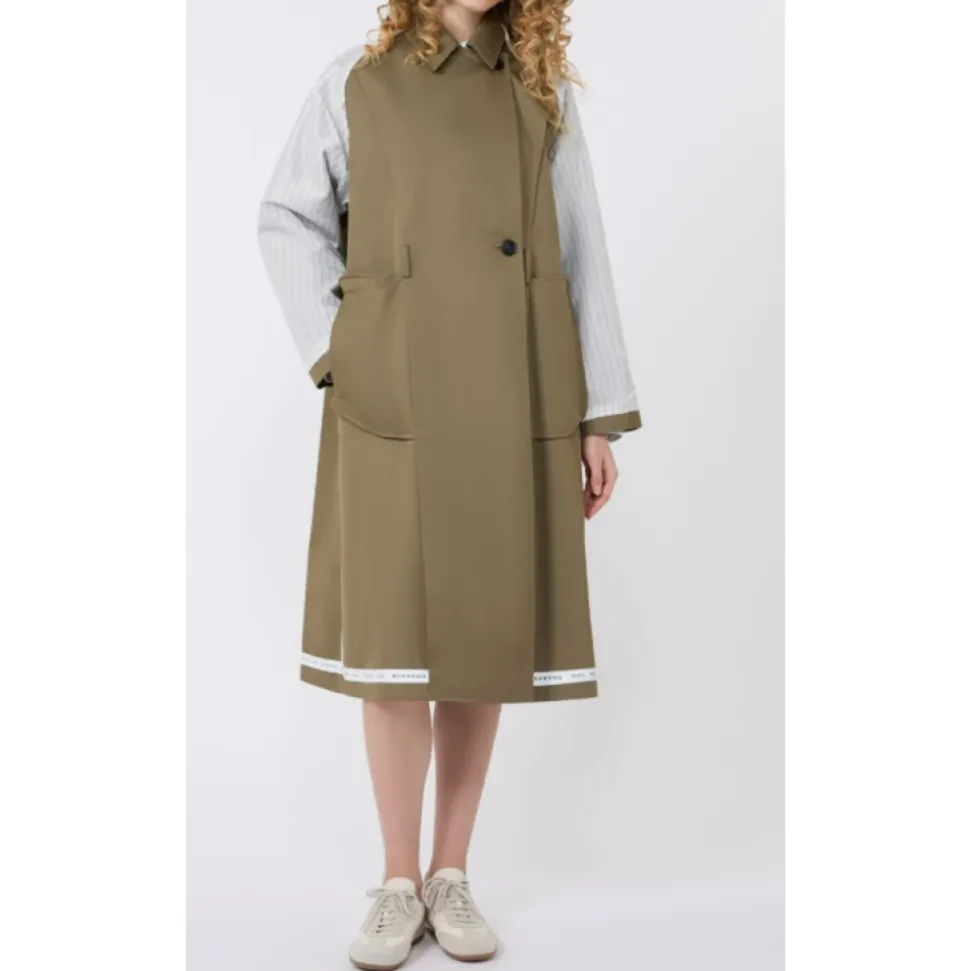 Canasta Reversible Midi Trench Coat