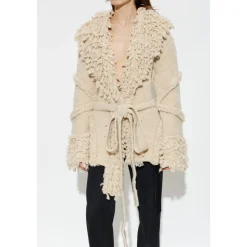 Cardigan à franges