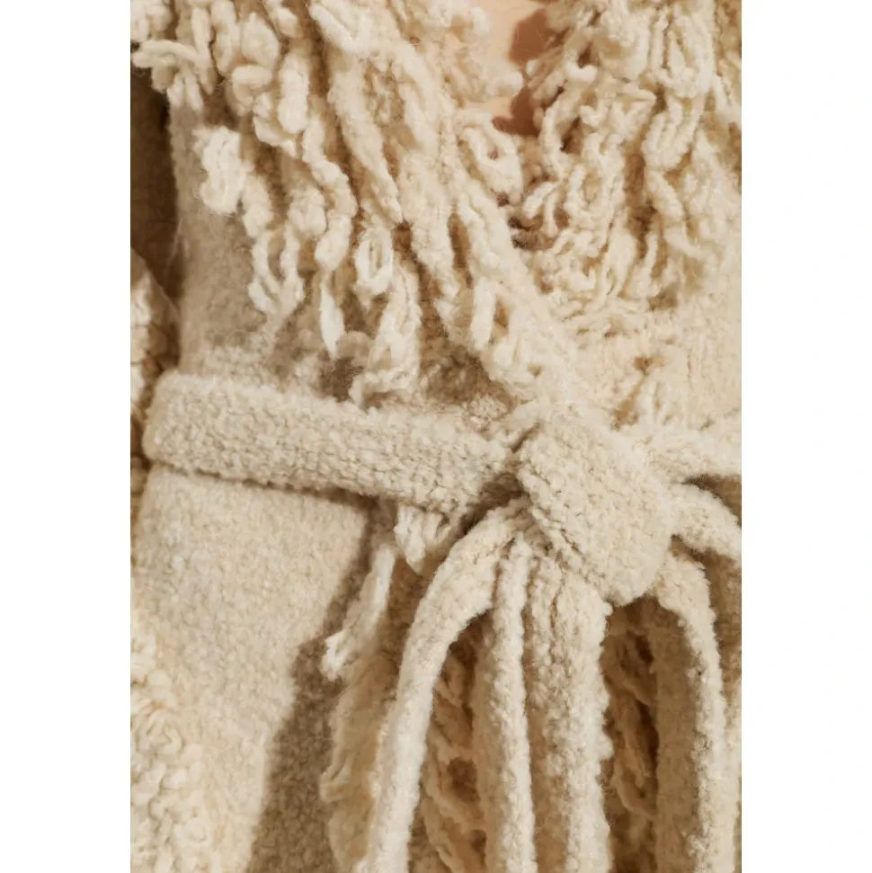 Cardigan à franges