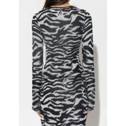 Cardigan imprimé animalier