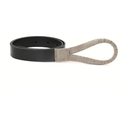 Ceinture en cuir Nappa à chaîne