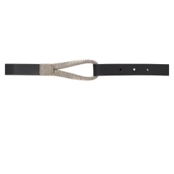Ceinture en cuir Nappa à chaîne