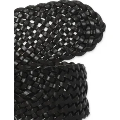 Ceinture en cuir tressé