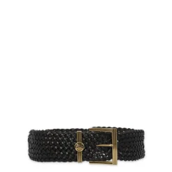 Ceinture en cuir tressé