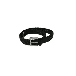 Ceinture Noire avec Boucle Enveloppe