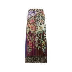 CETO Pleated Maxi Skirt