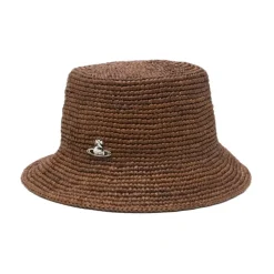 Chapeau Bob en Raffia avec Détail Orb