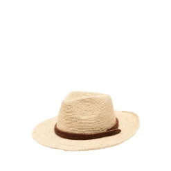 Chapeau de soleil tressé