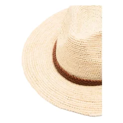 Chapeau de soleil tressé