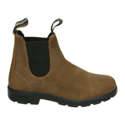 Chaussures Sportives en Daim Ciré Marron
