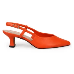 Chaussures à Talon Orange pour une Élégance Quotidienne