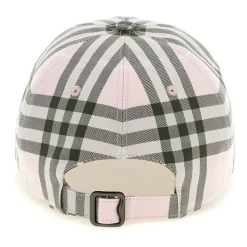 Check Cotton Baseball Cap