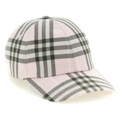 Check Cotton Baseball Cap