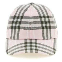 Check Cotton Baseball Cap