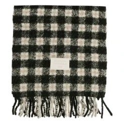 Checked Logo Scarf